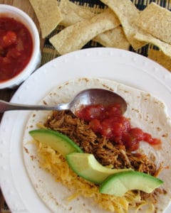 BrenDidHealthy Crock Pot Chicken Tacos Recipe