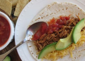 BrenDidHealthy Crock Pot Chicken Tacos Recipe