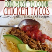 BrenDidHealthy Crock Pot Chicken Tacos Recipe