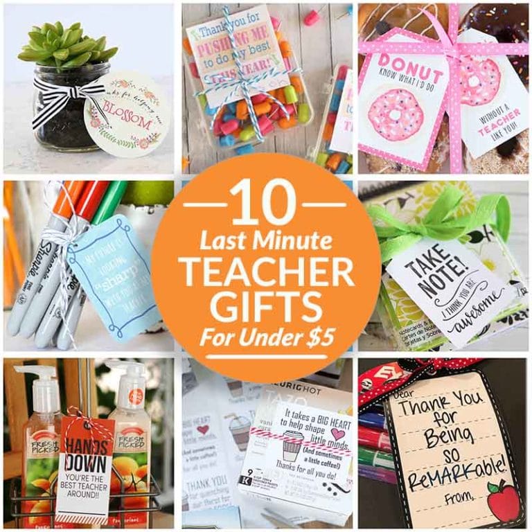 Last Minute Teacher Gifts Square