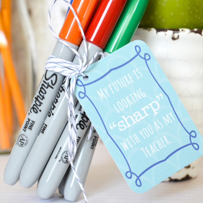 Last minute teacher gifts markers