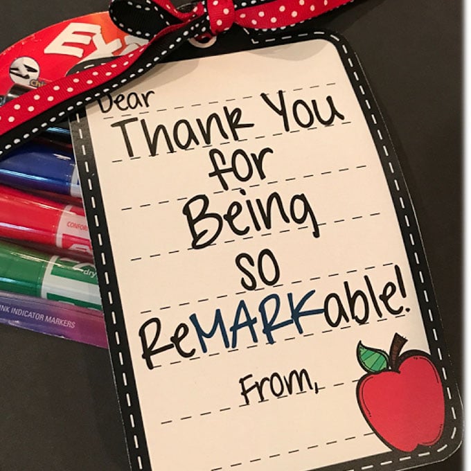 Last Minute Teacher Gifts Dry Erase
