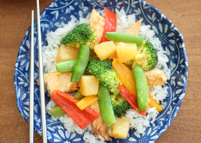 Sweet Chili Pineapple Chicken Easy Slow Cooker Meal