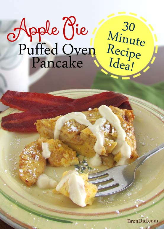 Apple Puffed Oven Pancake