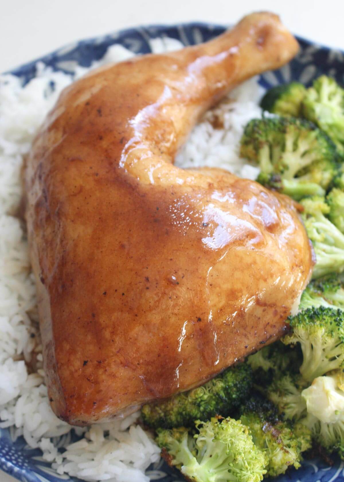 Balsamic Soy Oven Baked Chicken Leg Quarters Recipe Bren Did