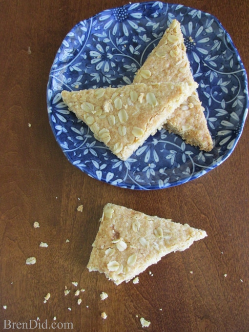 Toasted Oatmeal Shortbread Recipe