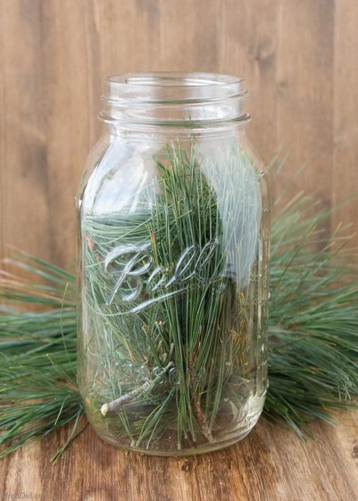 Evergreen scented vinegar for cleaning can be made with just two simple ingredients: vinegar and fresh evergreens. Learn how to make this easy pine scented cleaner today! 