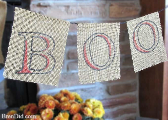 Bren Did PB Inspired BOO Banner