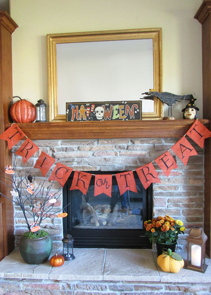 Pb Kids Inspired Trick Or Treat Halloween Banner Diy Bren Did