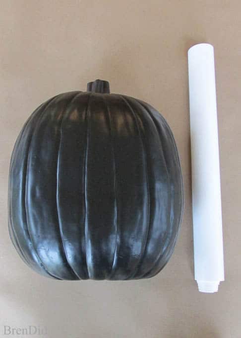 Pottery Barn Inspired Black BOO Pumpkin Luminary