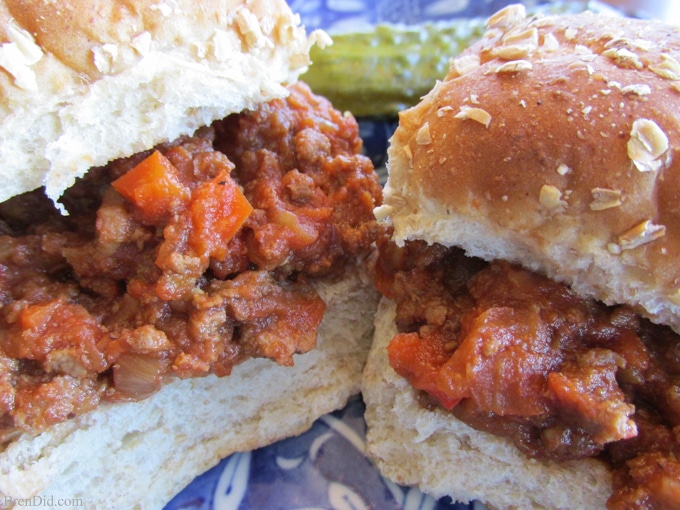 Bren Did Super Vegetable Sloppy Joes – A sure kid pleaser packed with more than a full serving of vegetables (and your family will never even know)! Must try, extra vegetables are always a bonus!