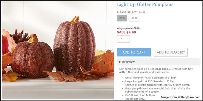 BrenDid Inspired Glitter Pumpkin