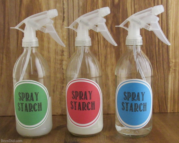 BrenDid 3 Ways to Make Non-Toxic Spray Starch for Pennies!