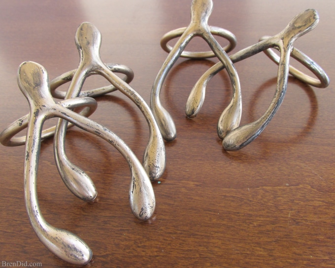 BrenDid Thanksgiving Table Ideas DIY Wishbone Napkin Rings