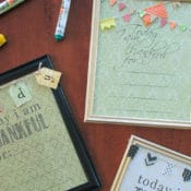 BrenDid I Am Thankful Dry Erase Board DIY and Printable for Kids