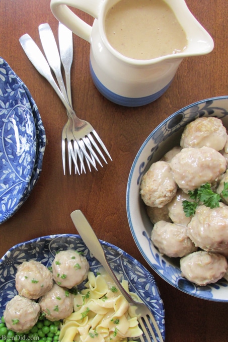 BrenDid Turkey Rice Swedish Meatballs