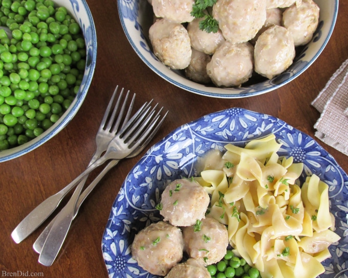 BrenDid Turkey Rice Swedish Meatballs