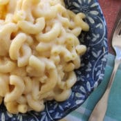 Easy homemade mac and cheese in bowl