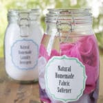 Natural Homemade Fabric Softener & Dryer Sheets