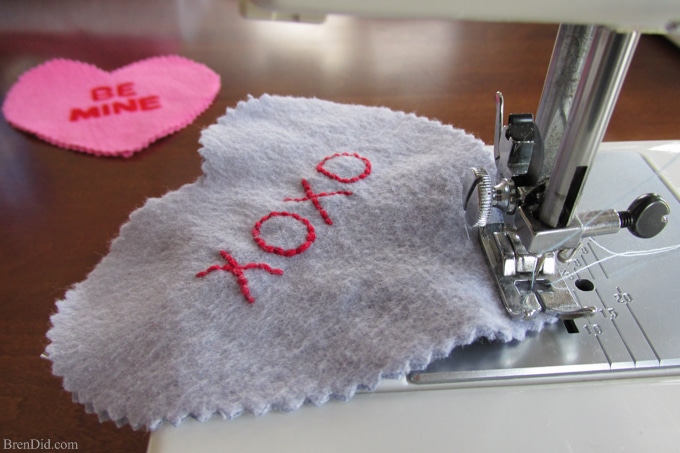 Easy Valentine's Day Craft: Conversation Heart Microwave Homemade Heating Pad - These easy to make heating pads are filled with whole grain rice or kosher salt. They can be heated by placing them in the microwaveor placed in the freezer to use as cool packs. They are all natural, reusable and much healthier than using a chemical filled self warming heat or cold pack.