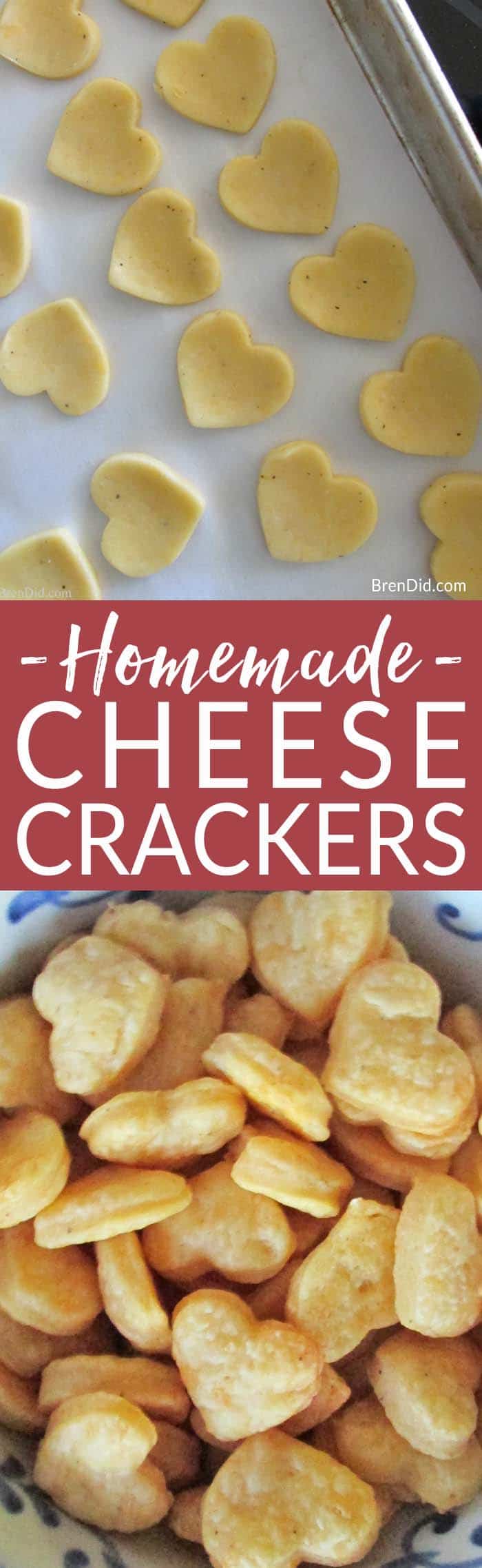 Homemade Chesee Crackers from Bren Did