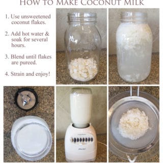 Save money and make fewer trips to the grocery store with this easy coconut milk recipe. It's easy to make and you get a bonus byproduct.... free coconut flour! If you use coconut milk or coconut flour you'll be happy to learn this simple tip.