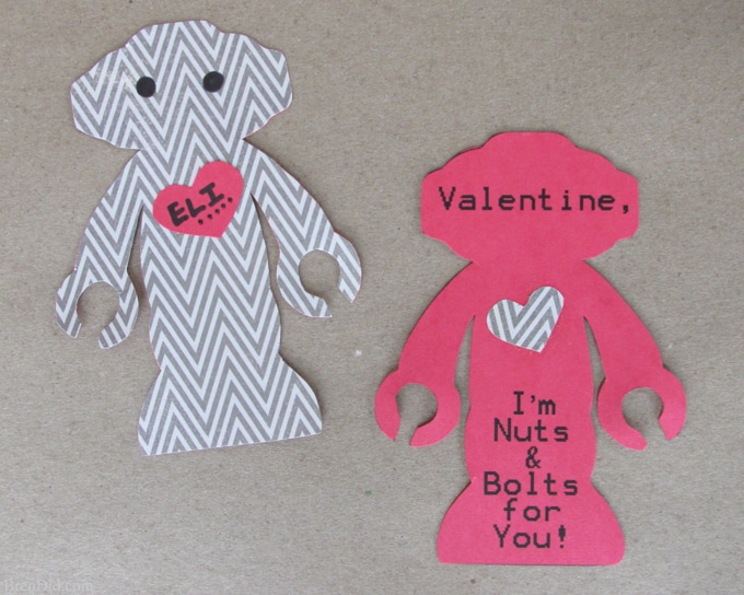 Celebrate Valentine’s Day with a simple Robot Appliqué T-shirt Pattern and Free Printable Valentine Card. Did you know that robots love Valentine’s Day? They’re Nuts and Bolts about it! Get all the details at BrenDid.com