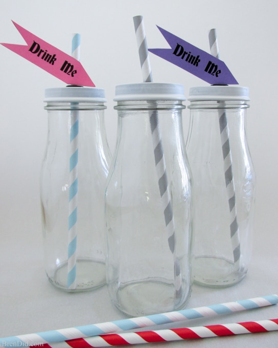 DIY Drinking Glass for Kids using Repurposed Glass Jars