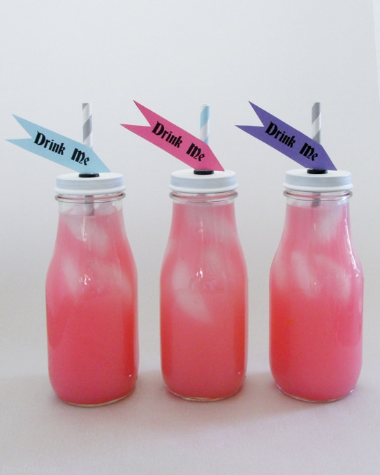 DIY Glass Milk Bottles