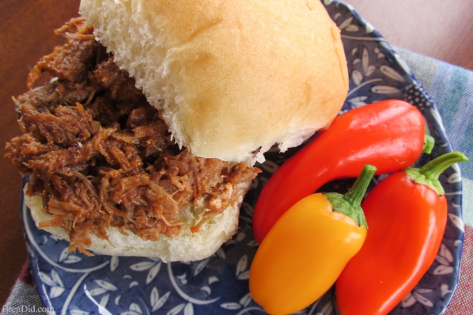 Easy Crock Pot Dinners Braised Beef Barbeque-6