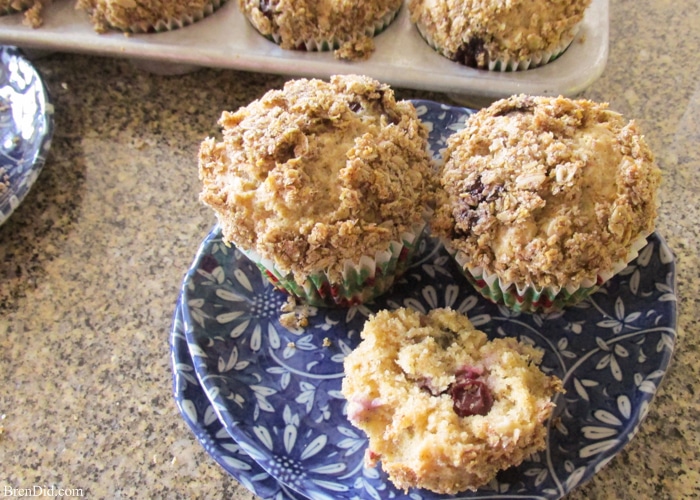 Are you a blueberry muffin lover? The Best Blueberry Streusel Muffin Recipe contains whole grains, very little refined sugar, and only healthy fats. The irresistible streusel topping is made with wheat germ, oats and flax seed instead of butter and sugar.