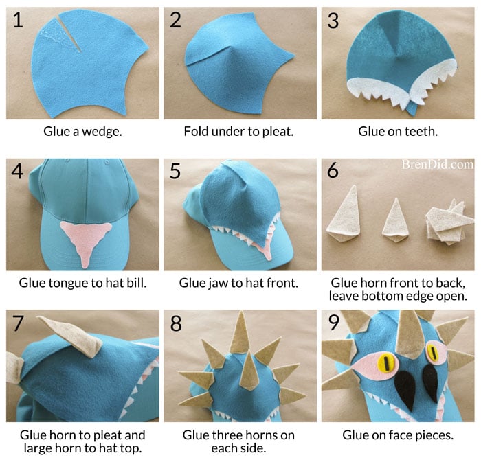 Toothless, Hookfang and Stormyfly hats are ready to fly in for your next family movie night, How to Train Your Dragon party or afternoon craft. This easy craft uses baseball caps and felt to make adorable dragon hats that will thrill and delight any How to Train Your Dragon fan. The hats are fun to make and easy enough for kids to help! 