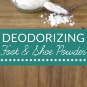 Cooling Foot and Shoe Deodorizing Powder: This DIY All-Natural Deodorant Powder Fights Odor & Stinky Feet Natural body care from BrenDid.com