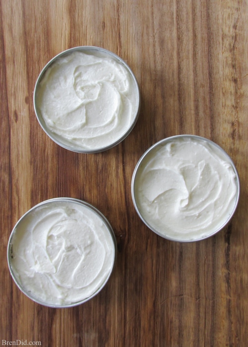 Easy Cooling Foot and Leg Butter Recipe soothes & softens feet with 3 essential oils to cool, deodorize & naturally kill bacteria plus natural moisturizers.