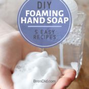Foaming hand soap Pinterest Image