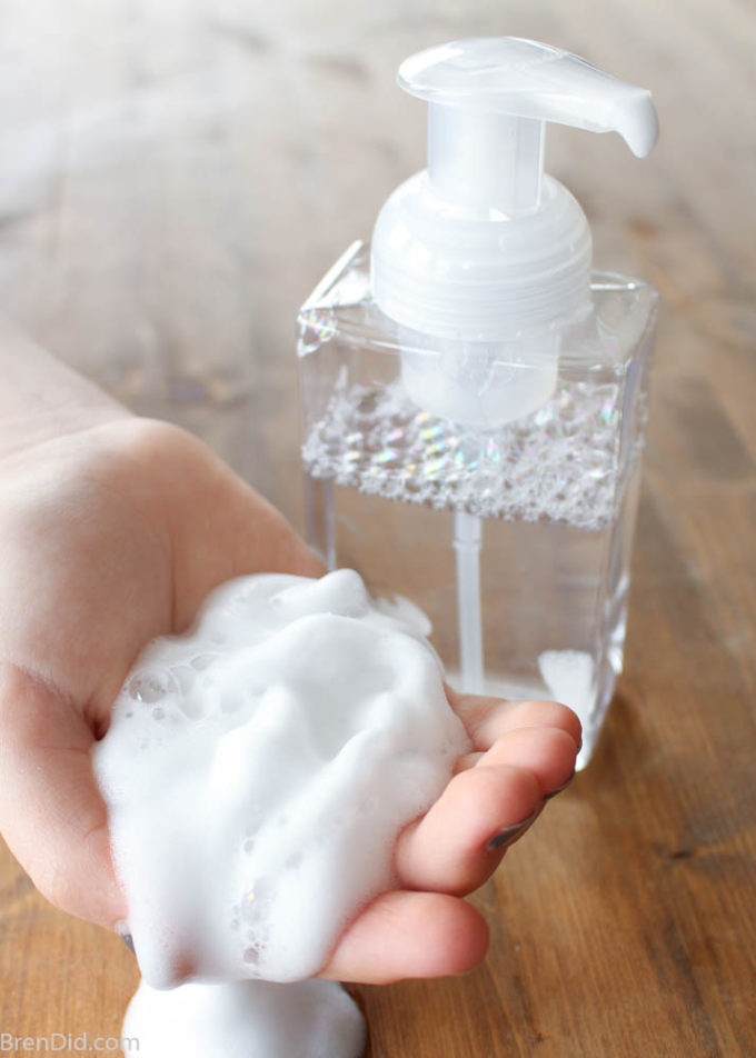 Easy All-Natural Homemade Foaming Hand Soap - Bren Did