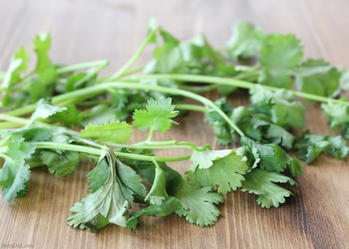 Love cooking with fresh herbs, but hating hate wasting leftovers? There is an easy storage trick that can help leafy herbs such as cilantro last up to 6 weeks! Learn more at BrenDid.com.