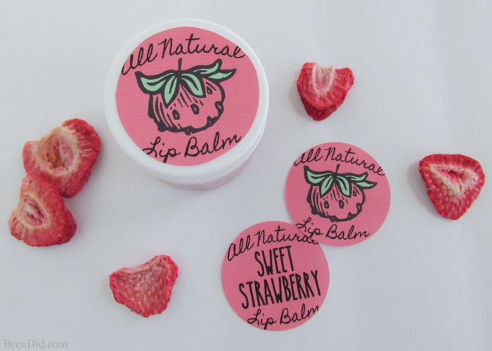 Diy Sweet Strawberry Lip Balm Recipe Bren Did