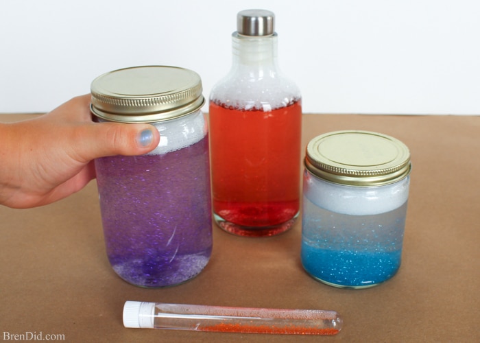 Make a Glitter Tornado in a Jar