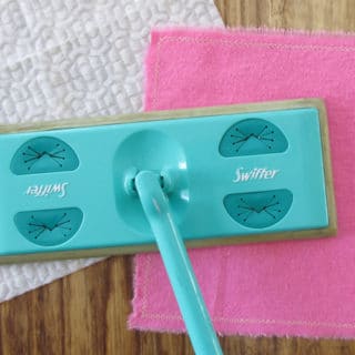 Make the switch: No sew reusable Swiffer dusting cloths. There is a simple way to make your cleaning routine more healthy and green. Ditch disposable dusting cloths for a no sew reusable substitute.