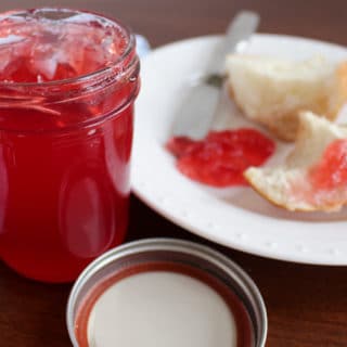 Making homemade jelly seems hard until you try it for the first time. Fresh juice, sugar and fruit pectin are all that you need. You simple stir, boil, stir, boil, and store. Enjoy preserves with no artificial colors or preservatives… just like Grandma makes!