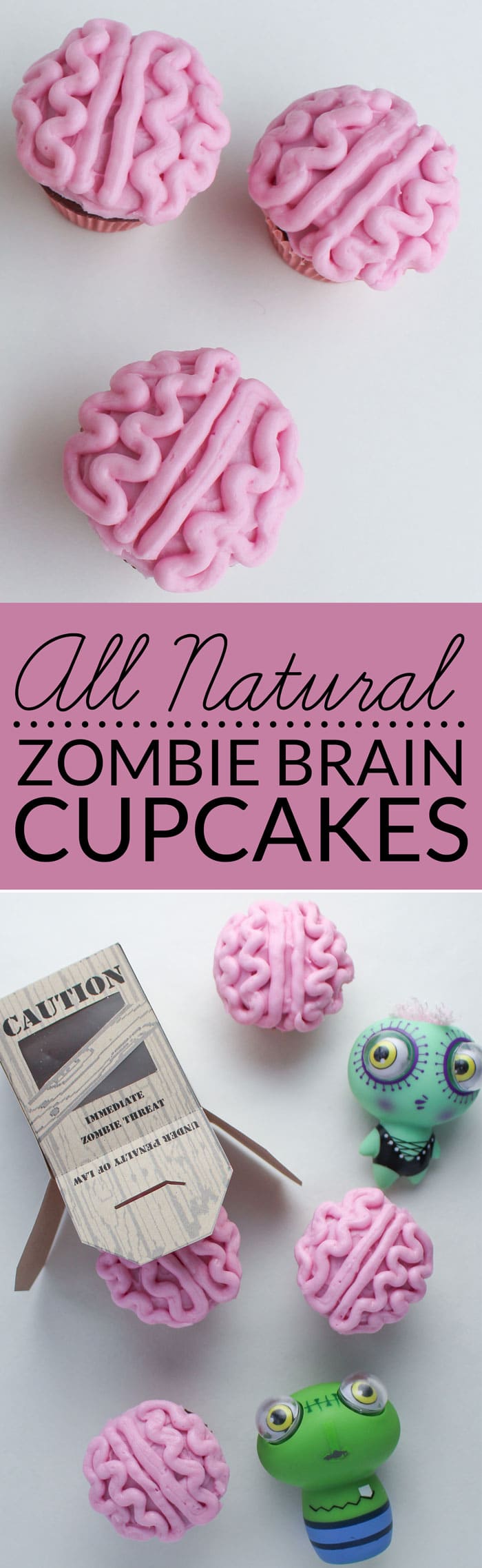 This fun and healthy Halloween cupcake recipe contains no artificial color or dye and is still blood red! Celebrate everything zombie and goolish this Halloween! Host a the Walking Dead party. Get a free printable zombie containment crate. 