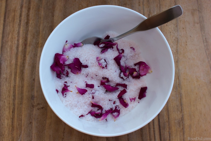 How to make Magnesium Rose Natural Detox Bath Salts