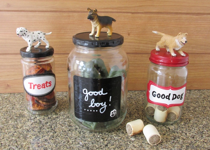 Homemade Dog Treat Jar  How to Make a Dog Treat Jar