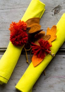 These adorable DIY napkin rings will inspire you to make your own Thnaksgiving napkin rings this Thanksgiving. These easy projects can all be completed before the big feast!