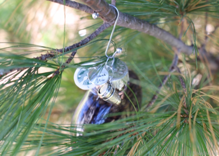 Create the perfect customizable ornament for all the coffee lovers on your gift list with this holiday craft idea, This tutorial for easy coffee bean ornaments is an easy and affordable way to make the season merrier!