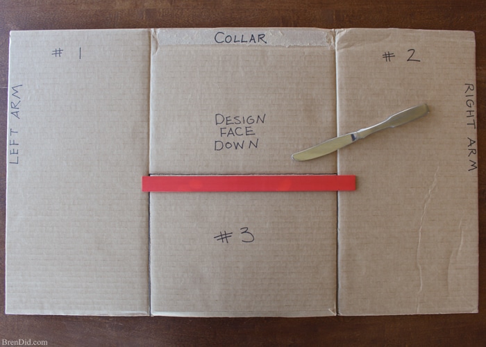 Make an Easy DIY T-Shirt Folding Device from a Cardboard Box - Bren Did