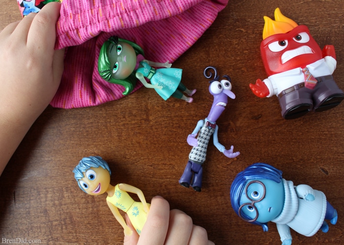 Kids experience a wide range of emotions - anger, sadness, joy, fear, and disgust to name a few - but they do not always have the words or abilities to express these feelings. Help your child learn to talk about emotions by playing my free printable emotions game based on the movie Inside Out. #ad