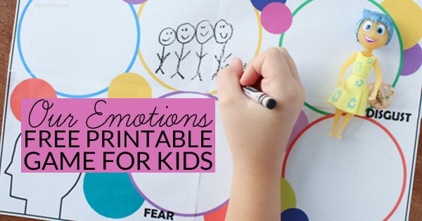 Printable Emotions Inside Out Game