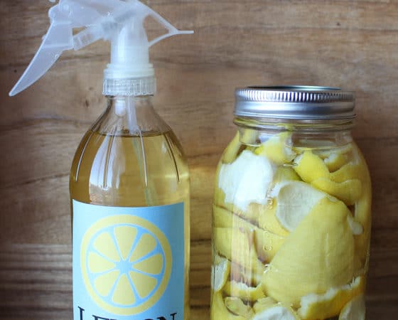 Make this two ingredient all-natural disinfecting spray to help protect your family from germs during cold and flu season.